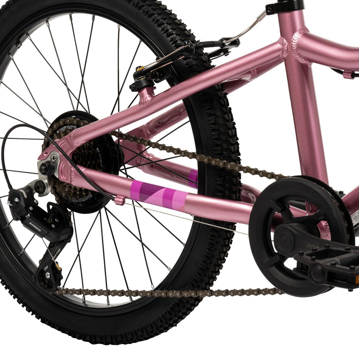 Kinderfahrrad Literide Pink, 20 Zoll - Pink, Basics, Metall (35/67/137,8cm)