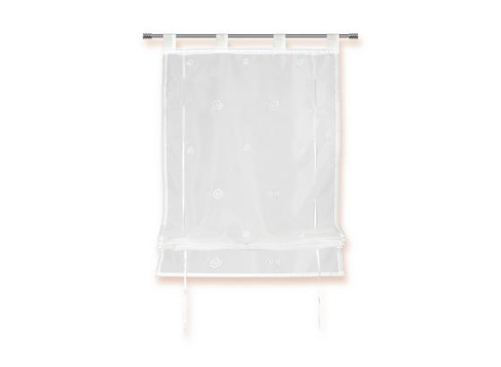 Raffrollo Maria - Weiß, KONVENTIONELL, Textil (60/140cm) - Ombra Raffrollo Maria - Weiß, KONVENTIONELL, Textil (60/140cm) - Ombra