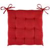 Sitzkissen Jolanda Rot 40x40 cm Textil - Rot, MODERN, Textil (40/40/5cm) - Luca Bessoni