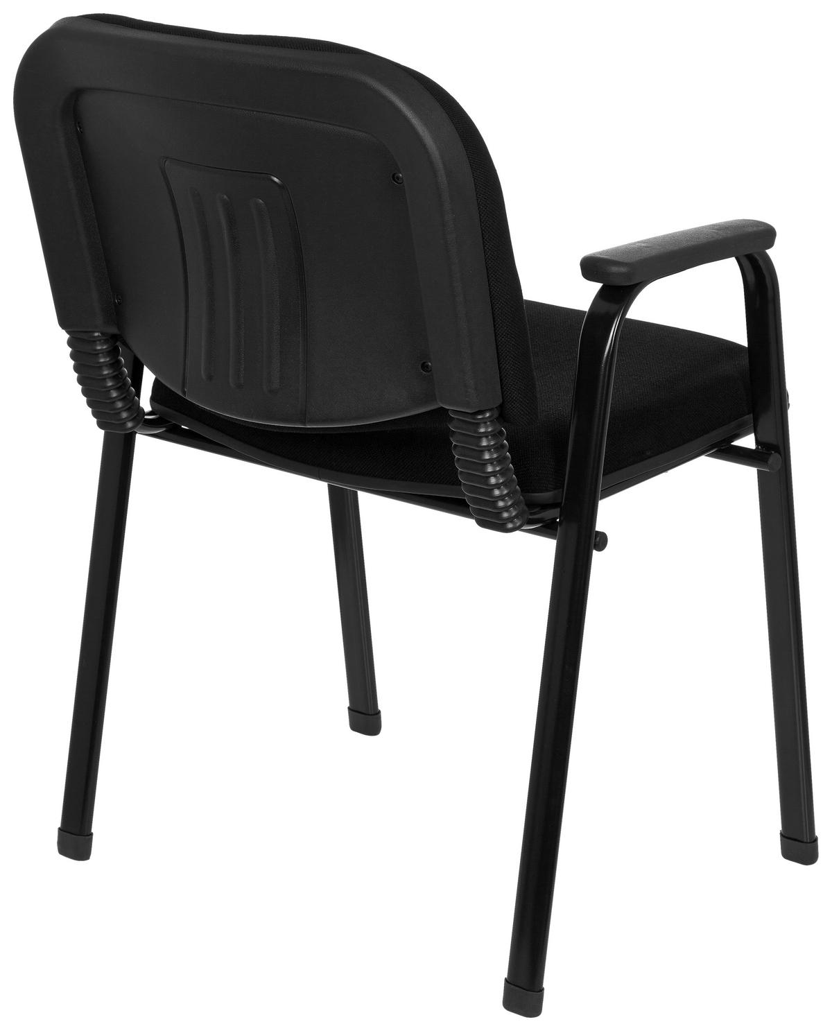 Besucherstuhl Xt 650 Schwarz Bis 120 Kg - Schwarz, Basics, Kunststoff/Textil (55/84/42cm) - MID.YOU