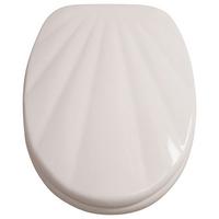 Wc Ülőke Caviar - fehér, Modern, faalapú anyag (38/4/45cm)