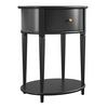 Beistelltisch Aurora Schwarz B: 55 Cm - Schwarz, Design, Holzwerkstoff (55/45/66cm) - MID.YOU