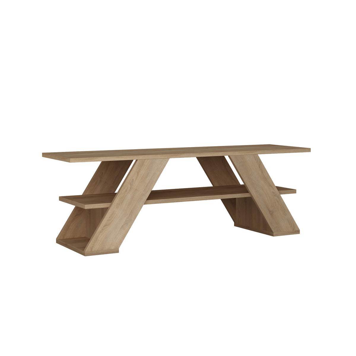 Phonotisch Farfalla Eichefarben B: 120 Cm - Eichefarben, Design, Holzwerkstoff (120/33,5/40cm) - Livetastic