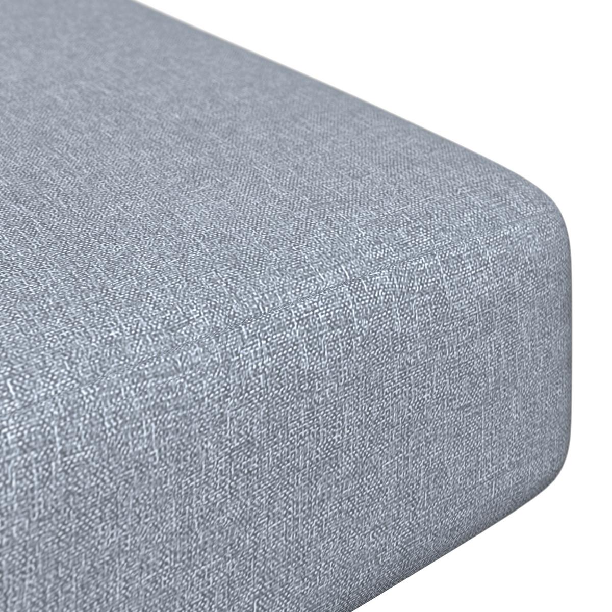 Sonnenliege Daytona - Grün, MODERN, Holz/Textil (200/65/36cm) - Beldano