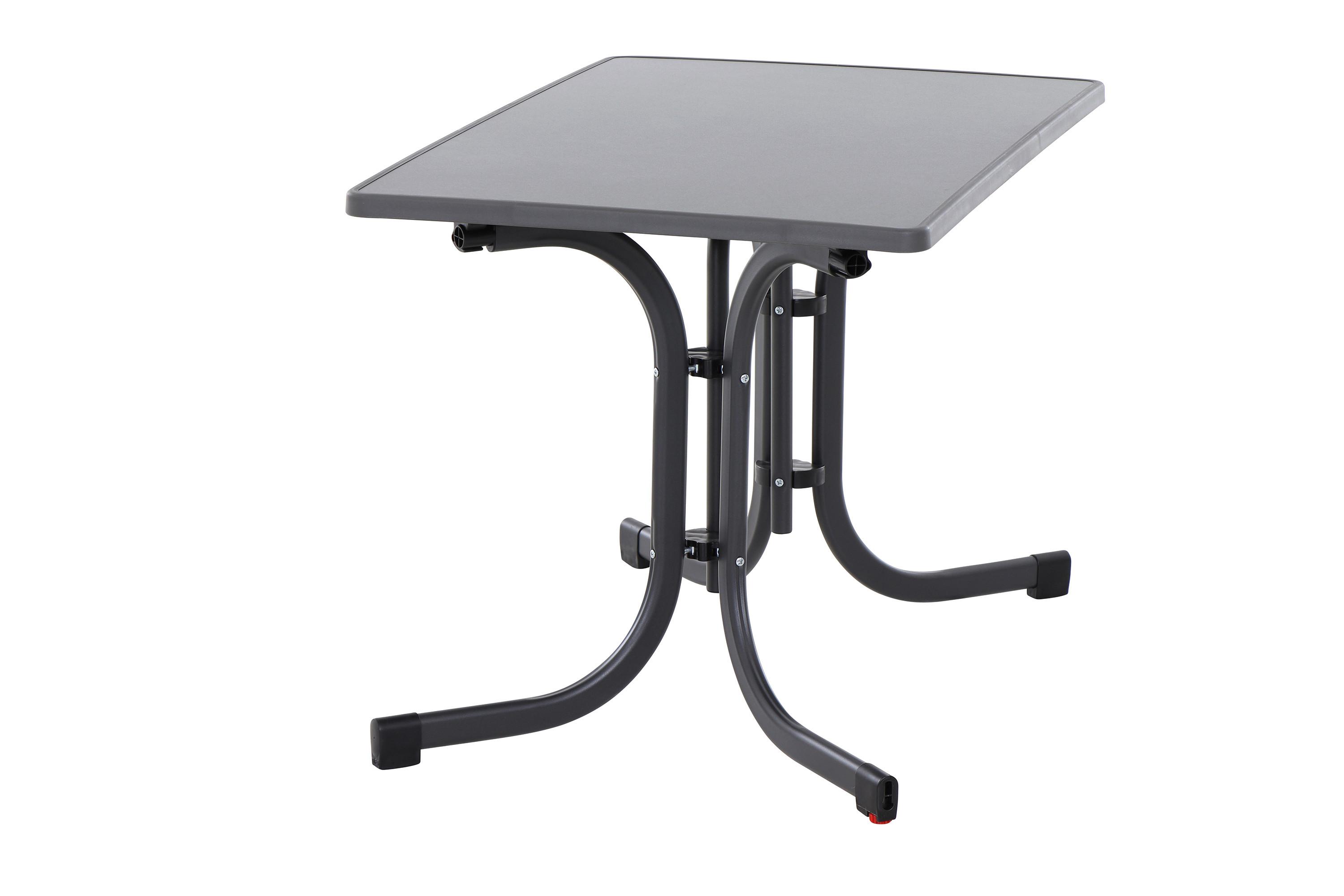 Gartenklapptisch N61377 - Anthrazit, KONVENTIONELL, Holzwerkstoff/Metall (110/70/71cm) - Siena Garden