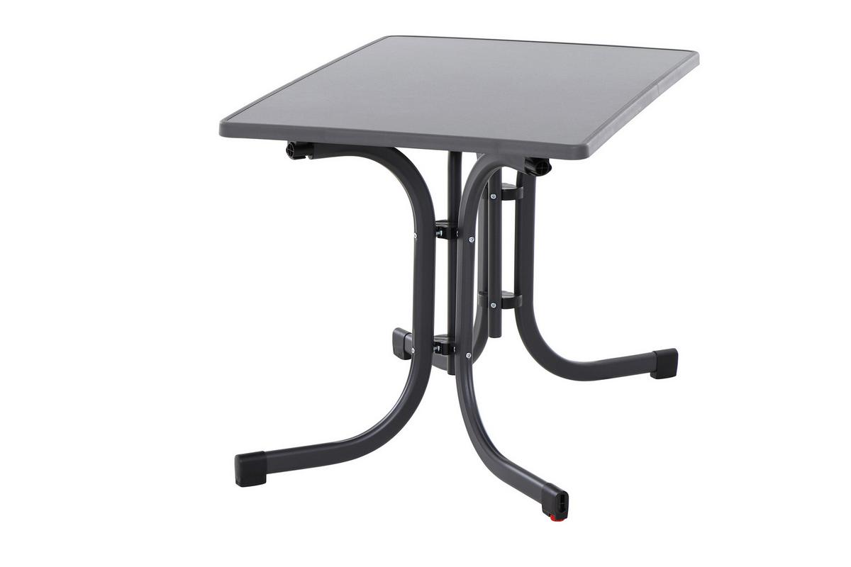 Gartenklapptisch N61377 - Anthrazit, KONVENTIONELL, Holzwerkstoff/Metall (110/70/71cm) - Siena Garden