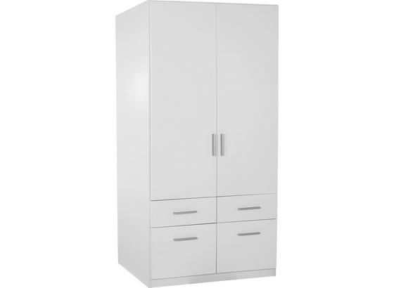 Skříň Šatní Celle - bílá, Moderní, dřevo (91/197/54cm) Skříň Šatní Celle - bílá, Moderní, dřevo (91/197/54cm)