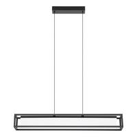Hängeleuchte 39629 Gualajo - Schwarz, Design, Kunststoff/Metall (89/10/150cm) - Eglo