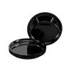 Fondue talíře, sada obsahuje 4ks, černá - černá, keramika (27cm) - Creatable