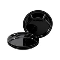 Fondue taniere, sada obsahuje 4ks, čierna - čierna, keramika (27cm) - Creatable