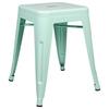 Hocker Vantaggio Brush Stahl Pastellgrün H: 46 Cm Stapelbar - Pastellgrün, Basics, Metall (39/46/39cm) - MID.YOU