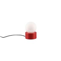 Tischleuchte, Rot R59051010 Countess - Rot/Weiß, Basics, Glas/Metall (12/17cm)