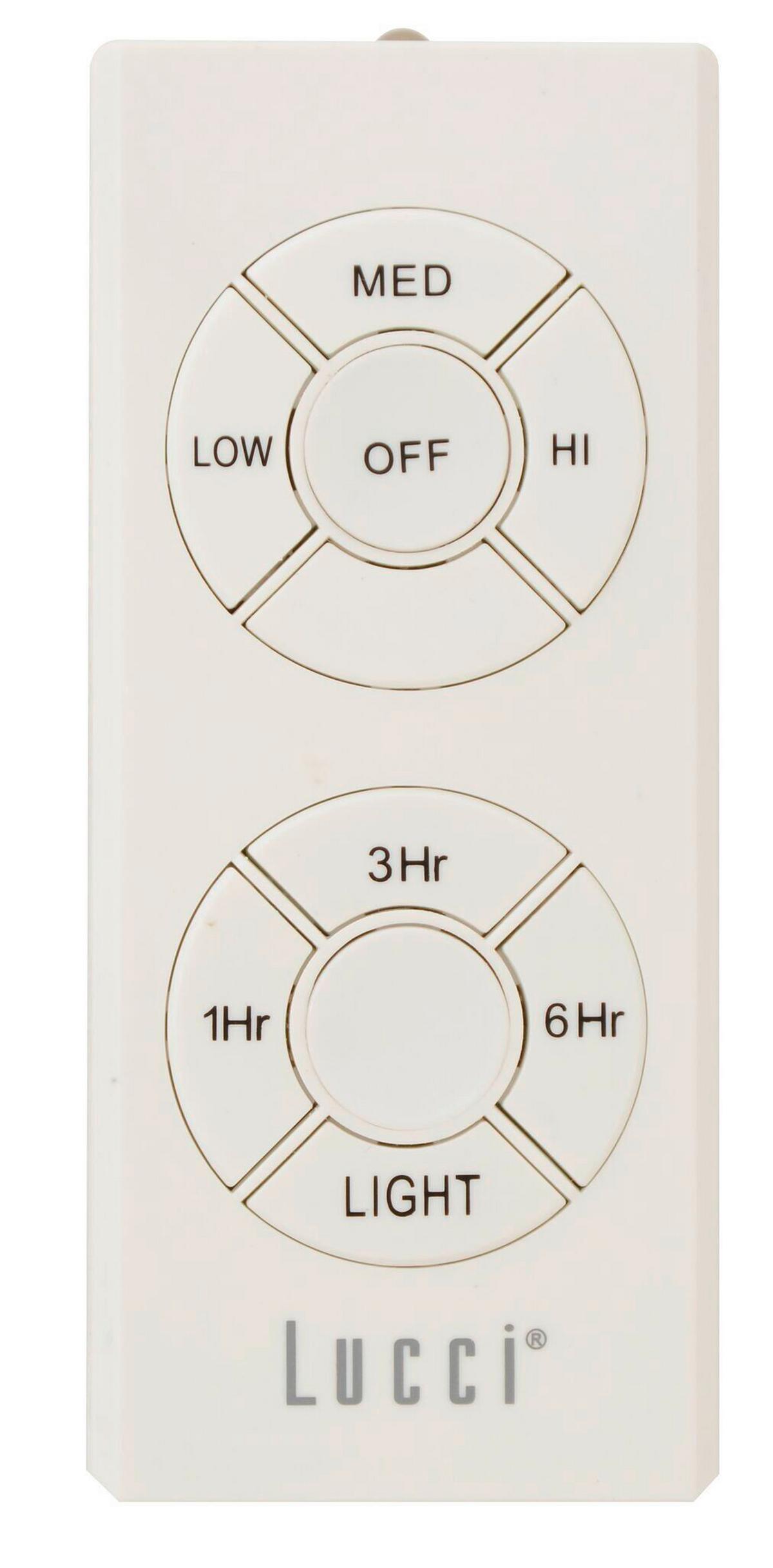 Deckenventilator Lucci Air Aria Weiß 4-Flügel,led-Leuchte - Weiß, Design, Kunststoff (122/33cm) - P & B