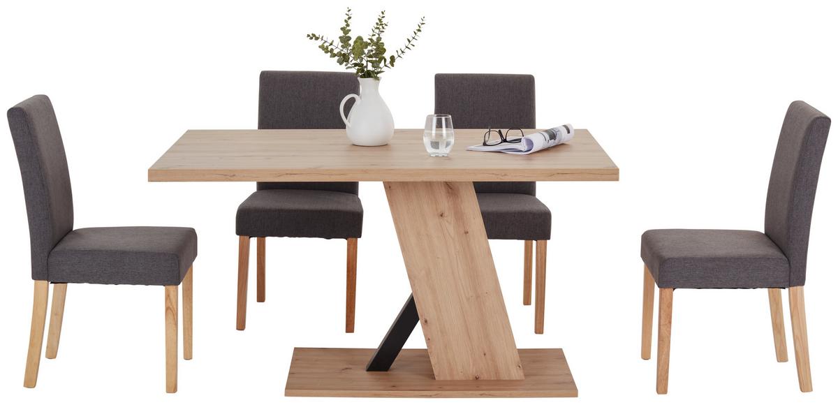 Esstisch Severin 138x90 Cm Eichefarben - Eichefarben, MODERN, Holzwerkstoff (138/76/90cm)