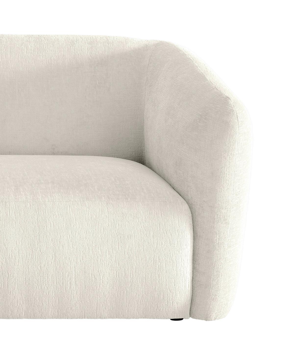 Ecksofa Jesi, Weiß S: 107x238 Cm - Schwarz/Weiß, MODERN, Textil (107/238cm) - Livetastic