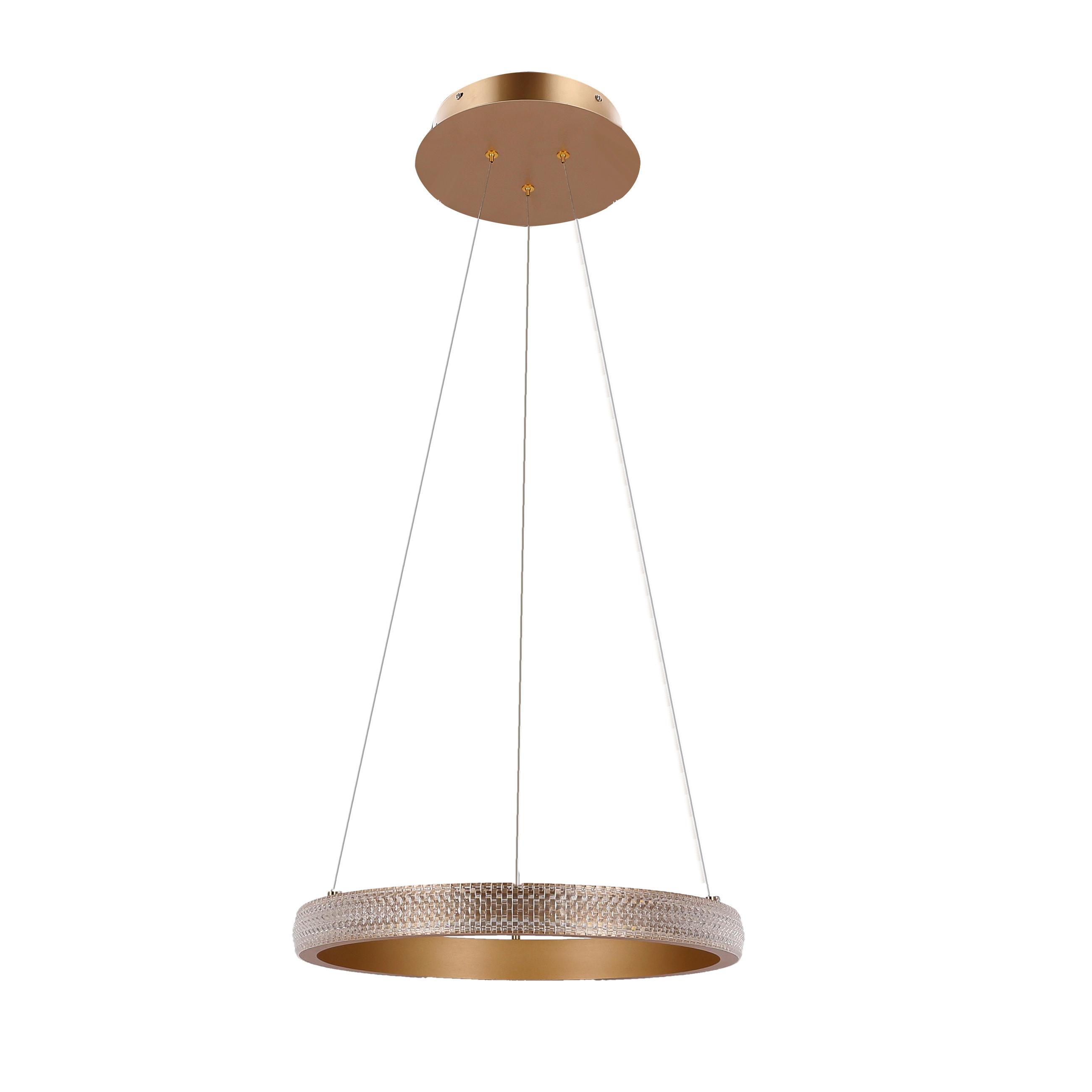 LED-Hängeleuchte 31-28457 Hashim - Goldfarben, Design, Metall (40/115cm)