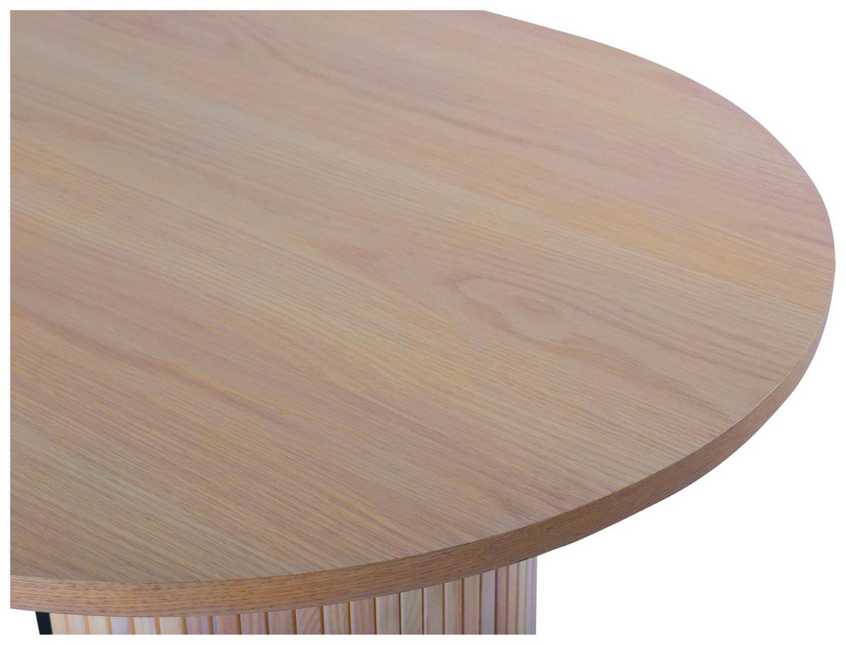 Esstisch Bianca - Eichefarben/Schwarz, Design, Holz/Holzwerkstoff (200/75/90cm) - Livetastic