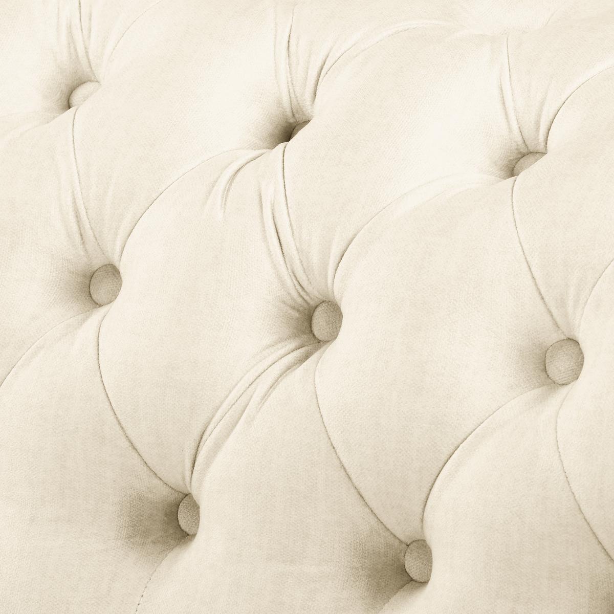 Schlafsofa Laura Cremen, B: 190cm - Creme/Braun, Design, Textil (190/74/91cm) - P & B