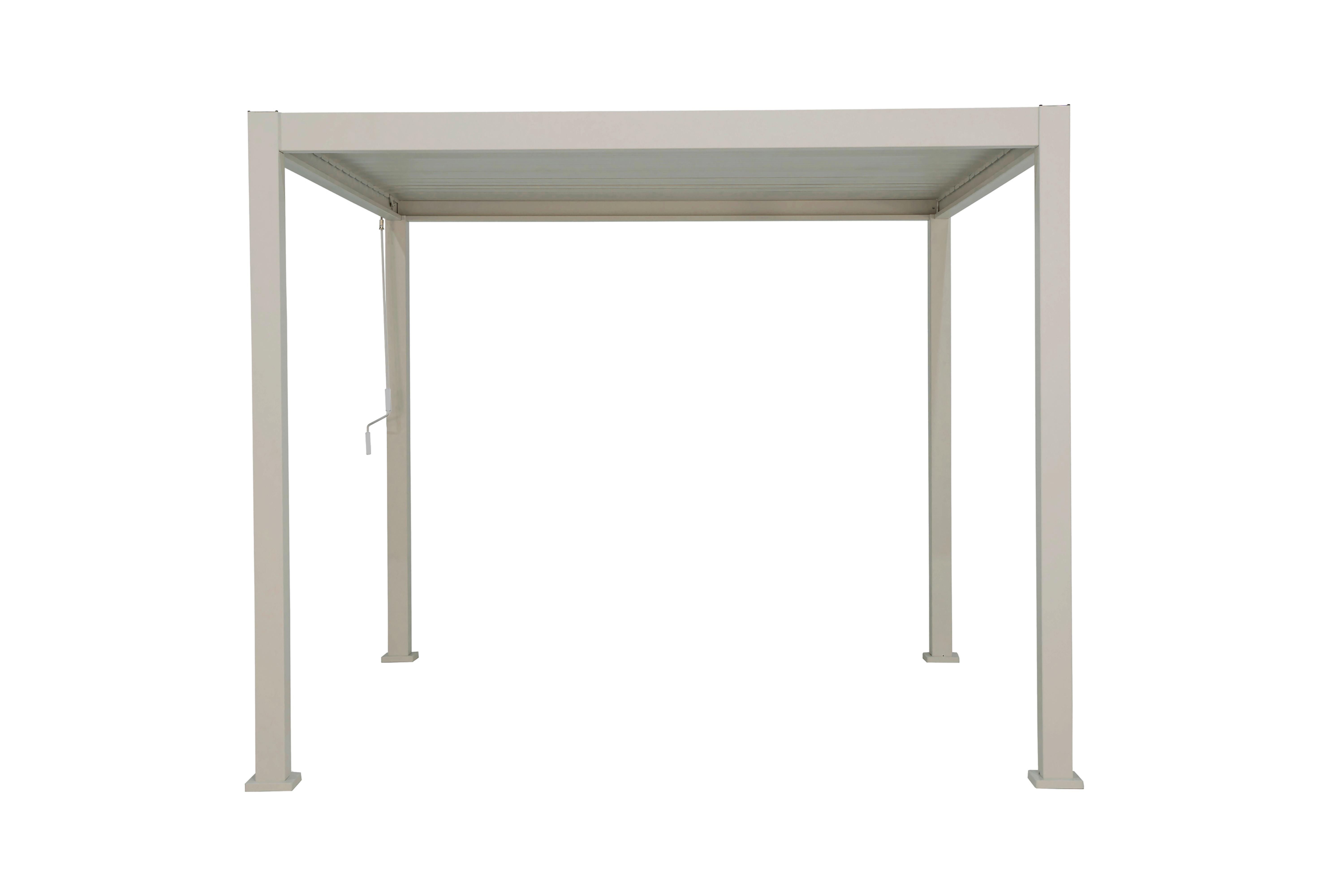 Pergola Deluxe 3x3 M - Grau, LIFESTYLE, Metall (300/250/300cm) - Gardenson