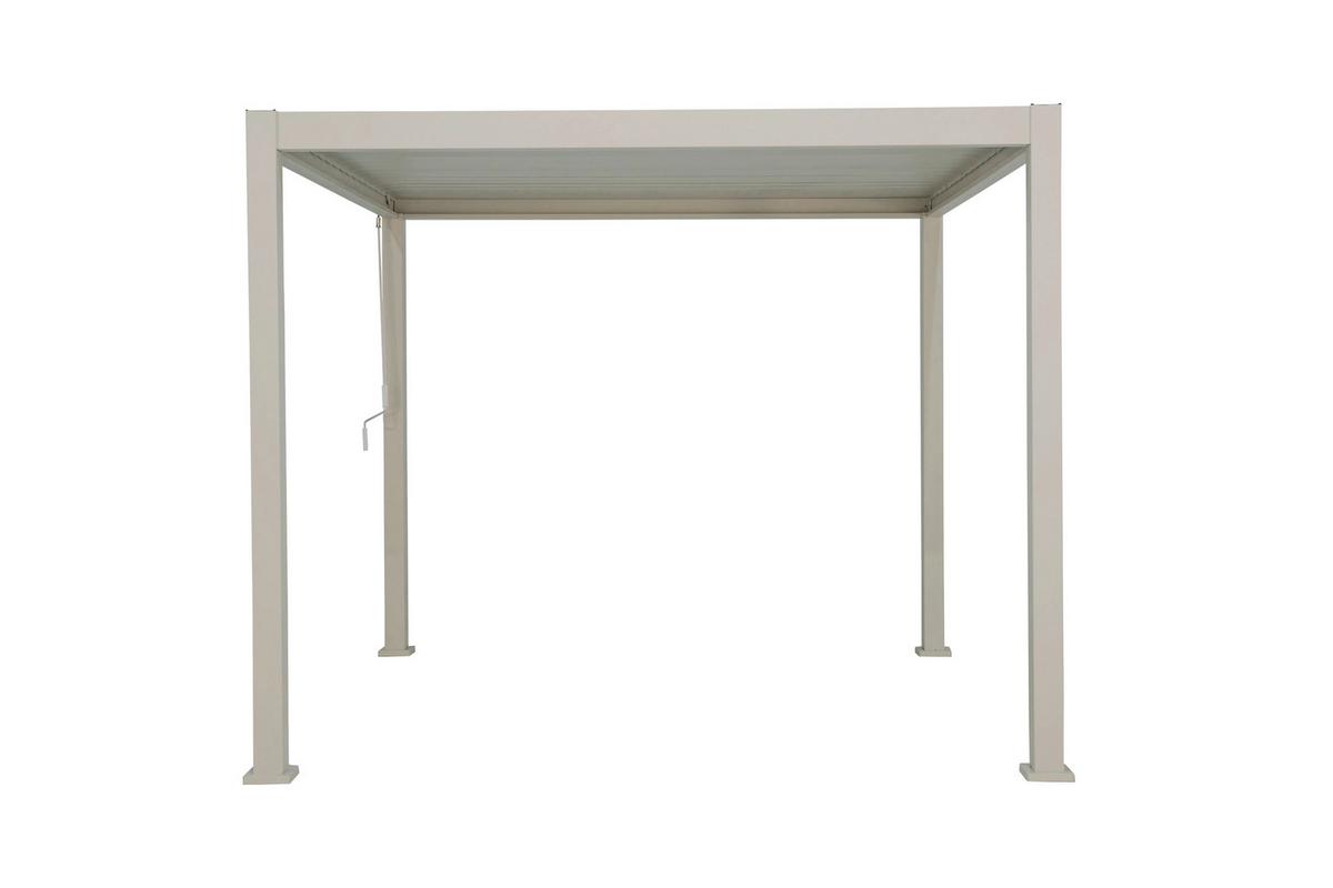 Pergola Deluxe 3x3 M - Grau, LIFESTYLE, Metall (300/250/300cm) - Gardenson