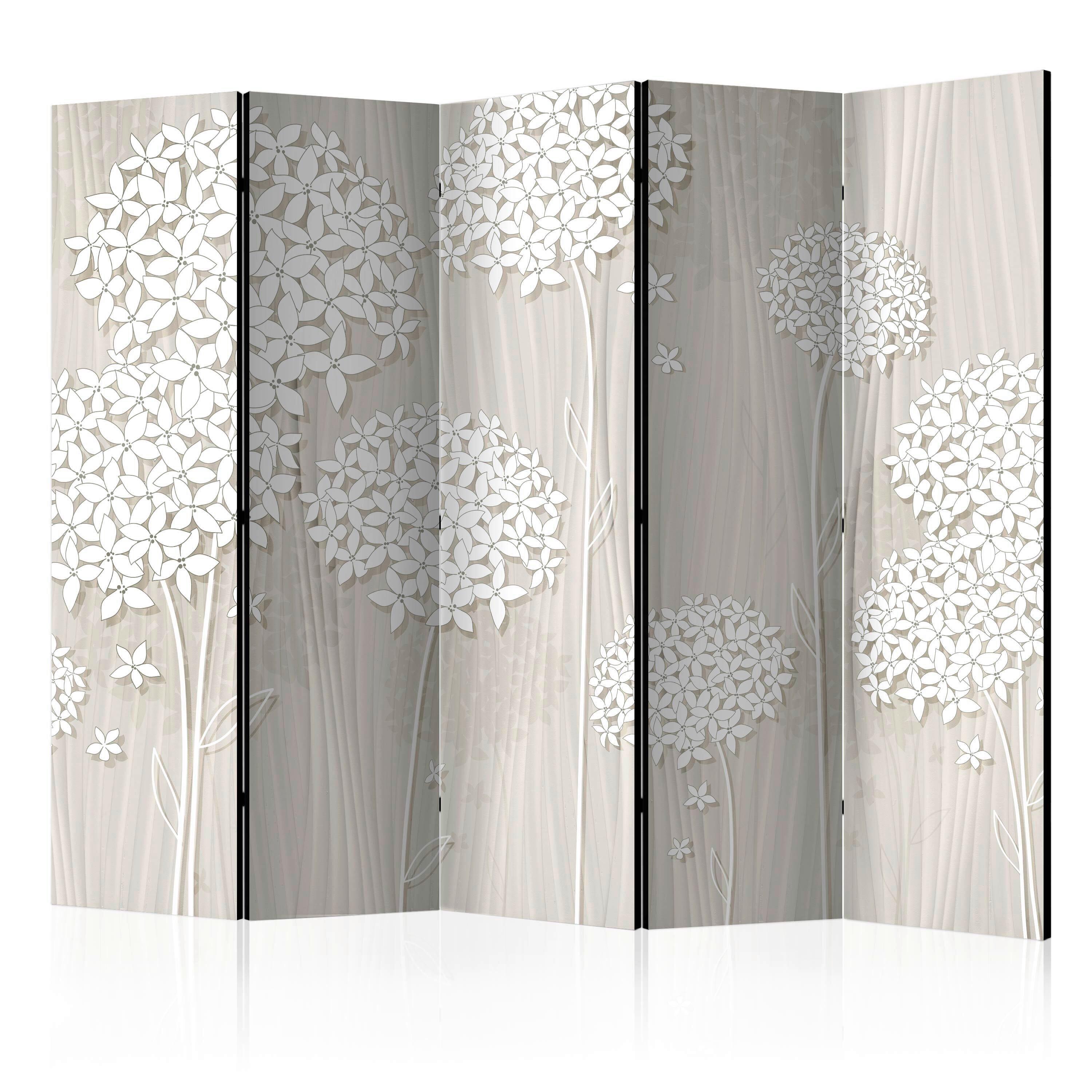 Paravent Creme Weiß B: 225 Cm