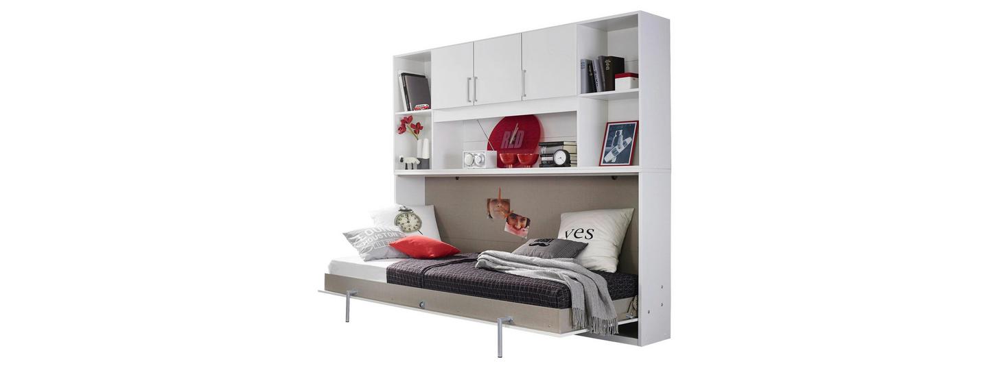 Ãberbauregal Albero 212 cm Weià — WeiÃ, KONVENTIONELL, Holzwerkstoff (212/93/38cm)
