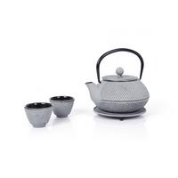 Čajová sada EW-GE-1603G - sivá, Basics, kov (800ml) - Echtwerk