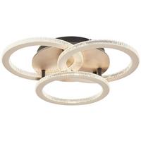 LED-Deckenleuchte, 4000k Zupä - Champagner, MODERN, Kunststoff/Metall (45/45/9cm)