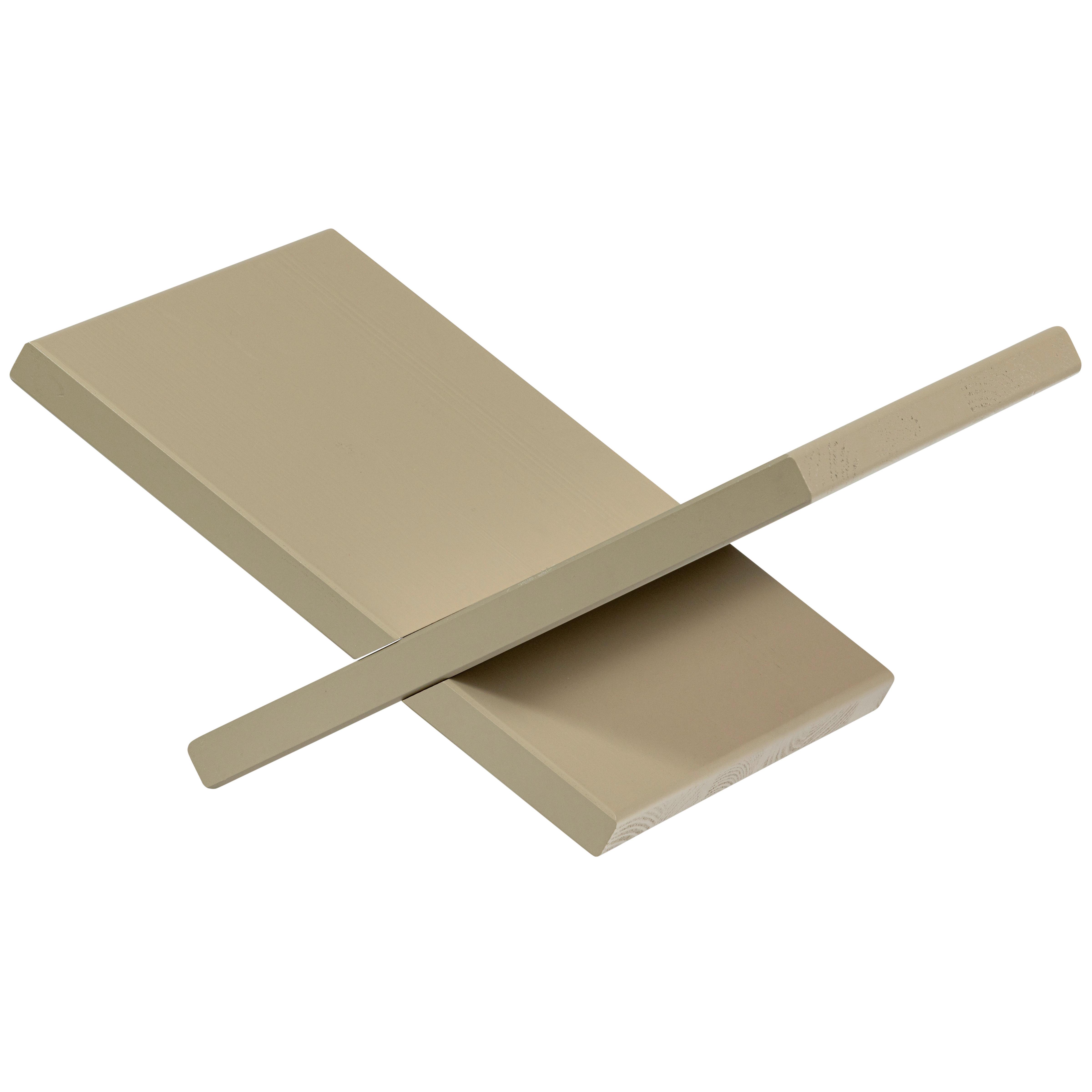 Zeitungsständer Jet Schlammfarben B: 40cm - Schlammfarben, Design, Holz (40/19/26cm) - Livetastic