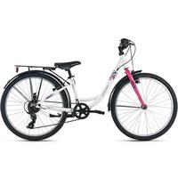 Kinderfahrrad Dacapo Cindy 24 Zoll, Rh 32cm - Weiß, Basics, Metall (25/140/60cm)