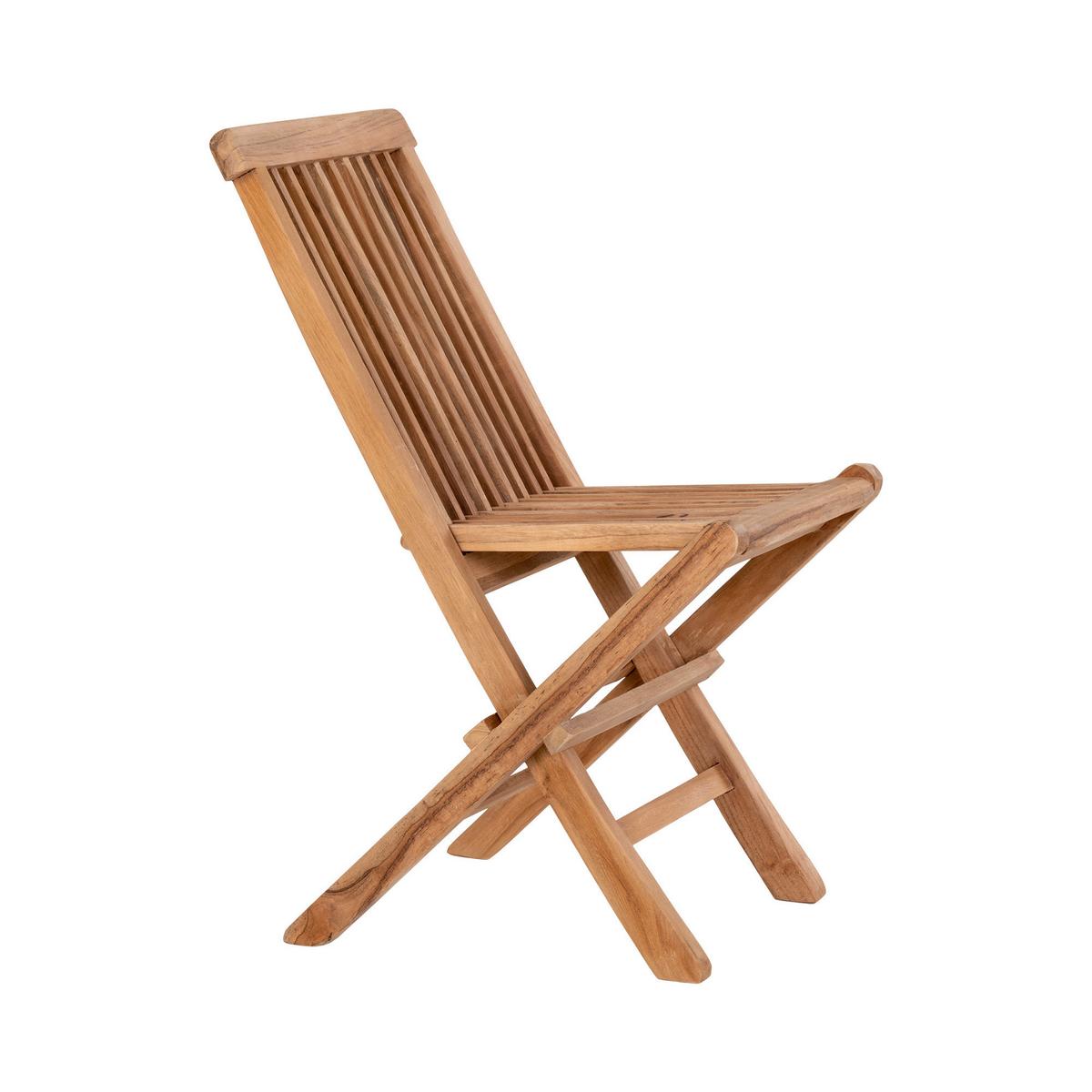 Gartenstuhl-Set Toledo Braun B: 31 cm - Teakfarben, MODERN, Holz (31/58/42cm) - MID.YOU