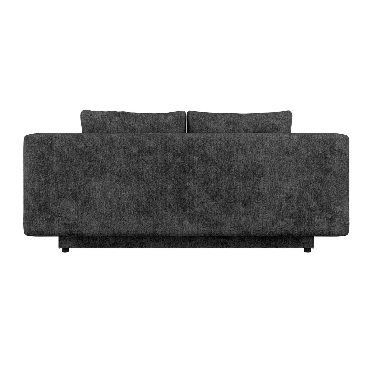 3-sitzer-sofa Mit Schlaffunktion Time Anthrazit - Anthrazit/Schwarz, Trend, Holz/Kunststoff (200/88/100cm)