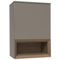 Hängeelement Las Vegas Taupegrau/Eiche Dekor B: 60 cm - Taupe/Eiche dunkel, MODERN, Holzwerkstoff (60/88/37cm) - Vertico