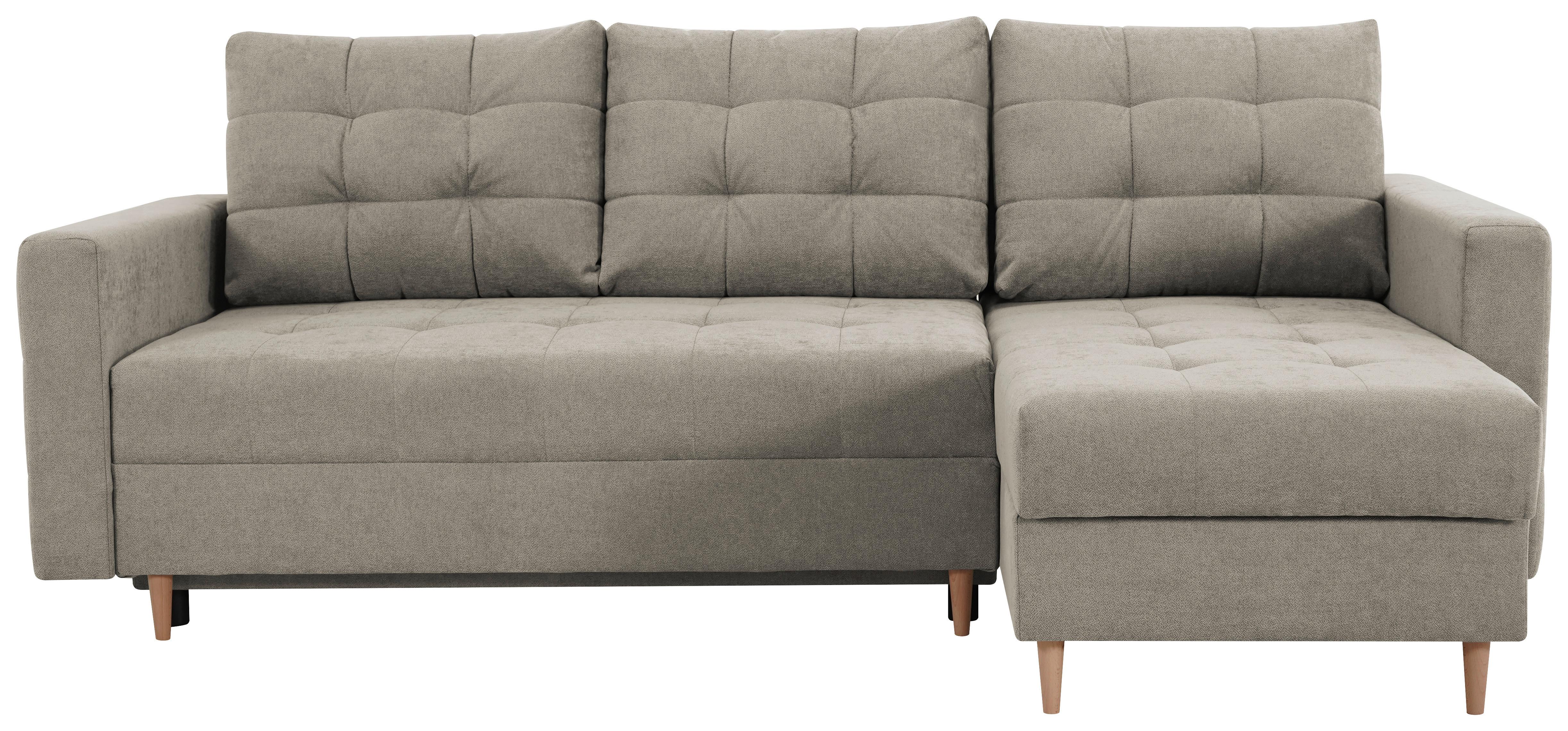 Ecksofa Asti Hellgrau B: 232 cm - Hellgrau, Design, Textil (232/141cm) - MID.YOU
