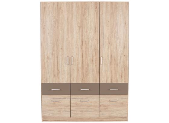 Kleiderschrank Aalen Extra, 136cm - Grau, KONVENTIONELL, Holzwerkstoff (136/197/54cm) Kleiderschrank Aalen Extra, 136cm - Grau, KONVENTIONELL, Holzwerkstoff (136/197/54cm)