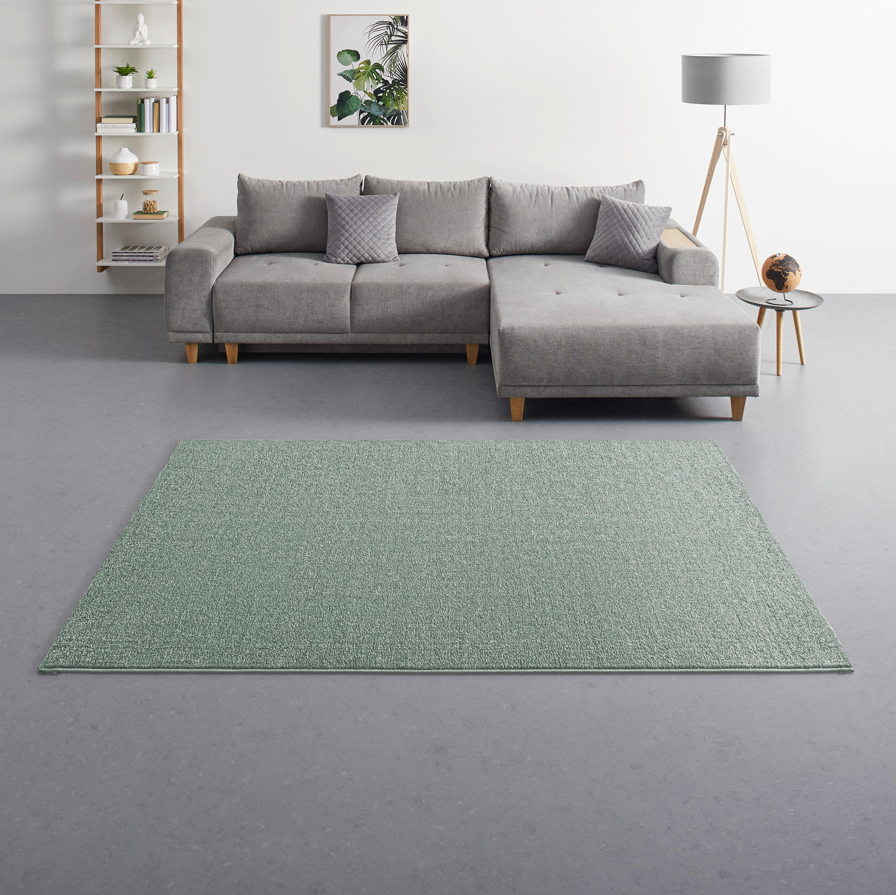 TKANÝ KOBEREC JAN 1 - zelená, Konventionell, textil (80/150cm) - Mömax
