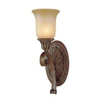 Wandleuchte Fe-Stirling-Castle1 - Bronzefarben, KONVENTIONELL, Glas/Metall (15.2/45.7/20.3cm) - Elstead Lighting