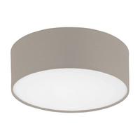 Deckenleuchte 32673 Revilla Ø 38 cm - Taupe/Weiß, Basics, Textil/Metall (38/11cm)