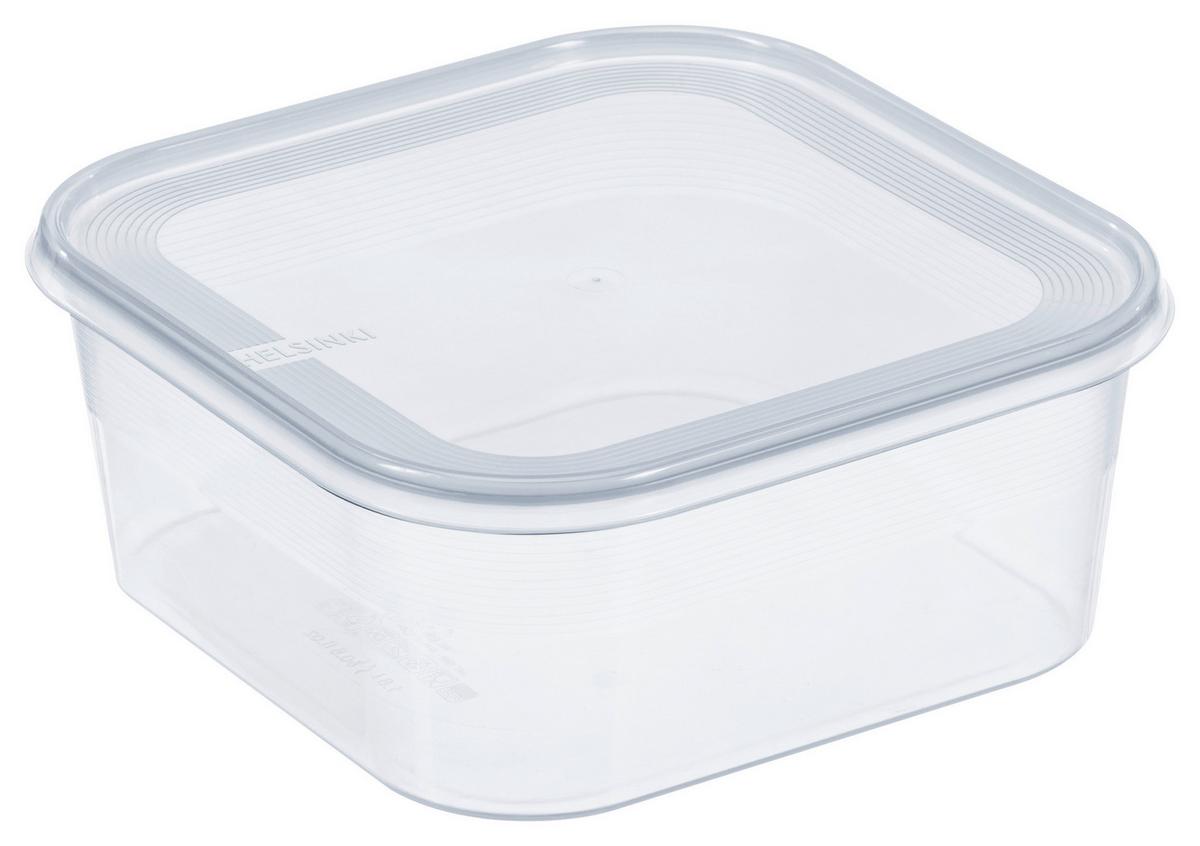 Gefrierdose Helsinki ca. 1,8 L Mikrowellengeeignet - Transparent, KONVENTIONELL, Kunststoff (19/19/7,9cm)