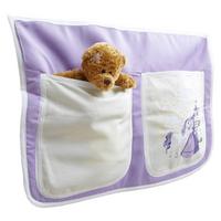 Betttasche Aus Baumwolle M. 2 Fächern, Flieder - Flieder, KONVENTIONELL, Textil (56/32/2cm) - MID.YOU