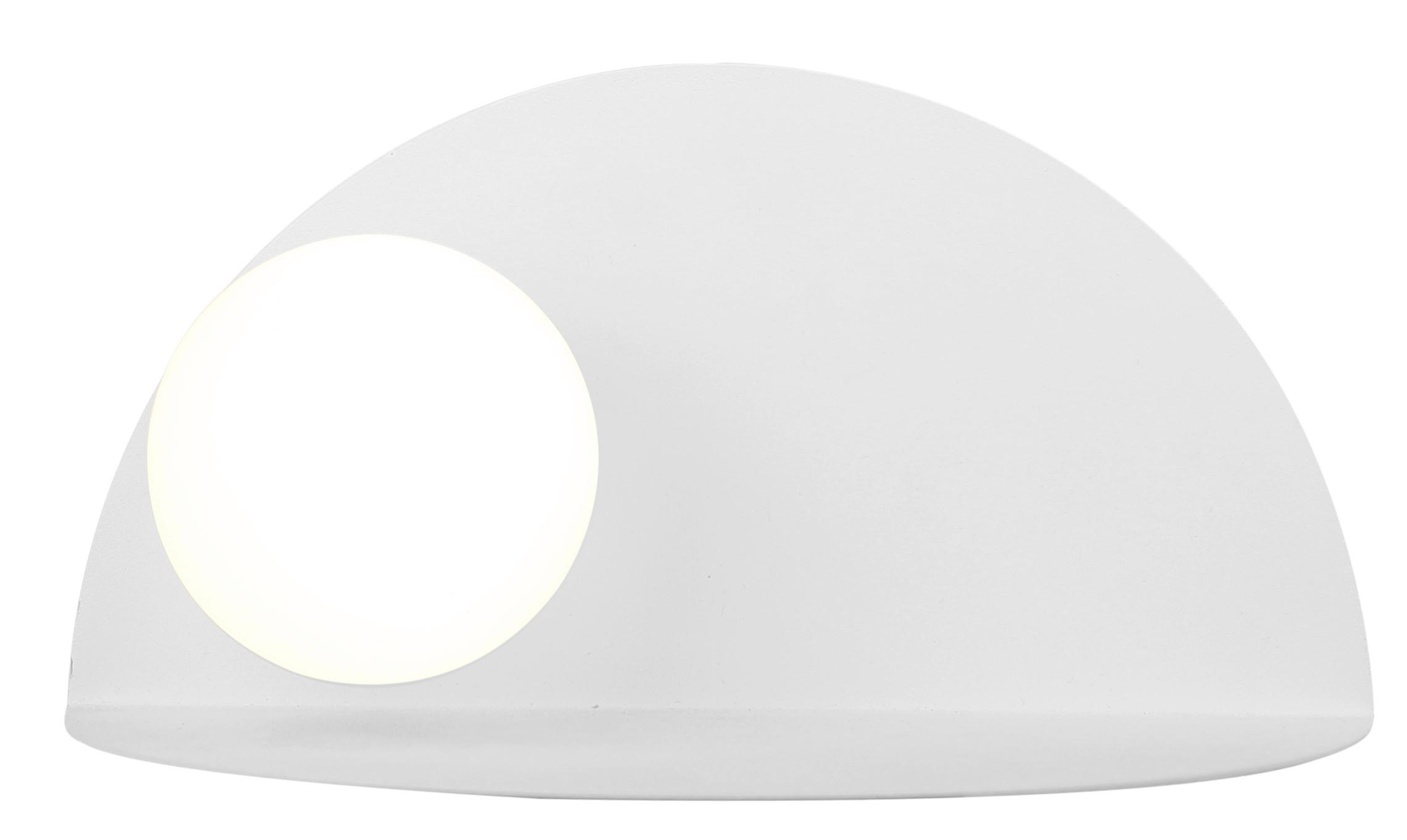 LED-WANDLEUCHTE 21-76038 ZENIT - Weiß, Design, Metall (23/15cm)