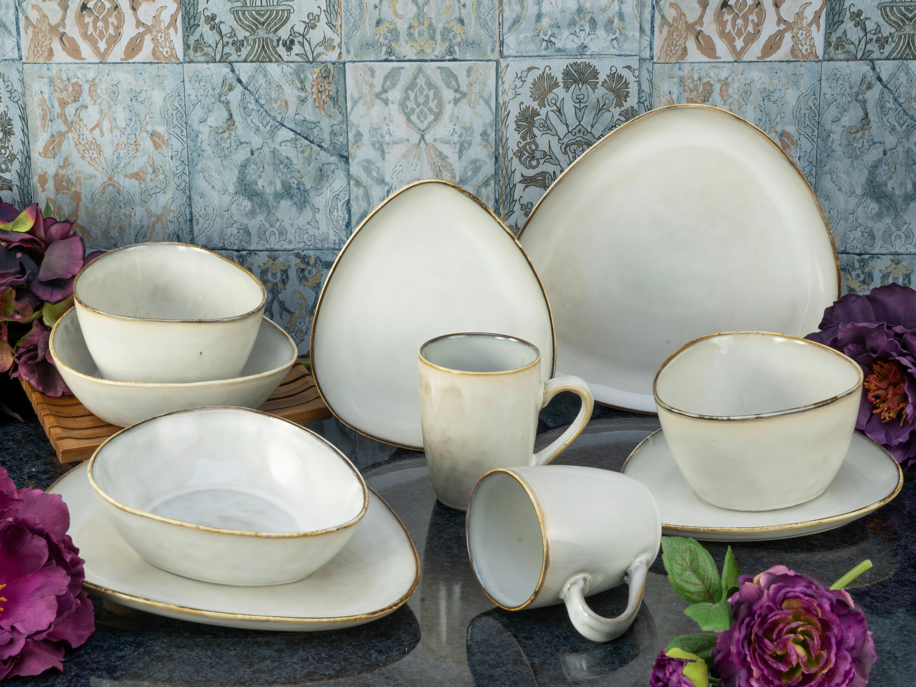 Creatable Kombiservice Keramik 2 Personen Geschirr Set