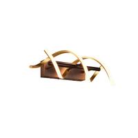 Led-wandleuchte 241810208 Sequence - Messingfarben/Schwarz, Design, Metall (47/13,5/20,5cm) - Trio Leuchten