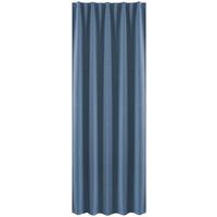 Fertigvorhang Milano - Blau, MODERN, Textil (135/245cm) - Luca Bessoni