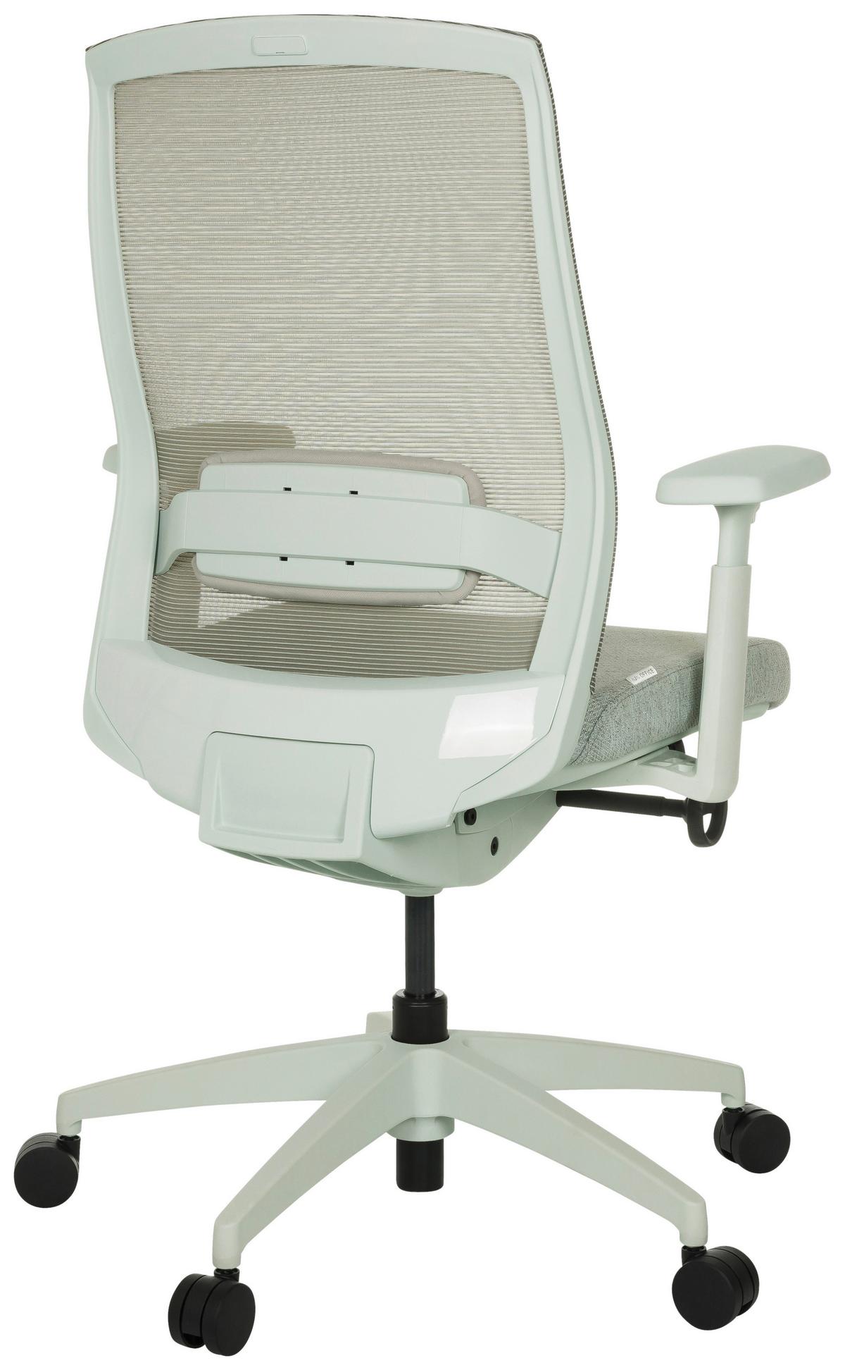 Drehstuhl Colore Grau B: 65 cm - Grau, MODERN, Kunststoff/Textil (65/95 - 103/70cm) - MID.YOU