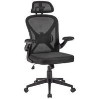 Chefsessel Jimmy Schwarz B: 63 cm - Schwarz, Trend, Kunststoff/Textil (63/116/65cm)