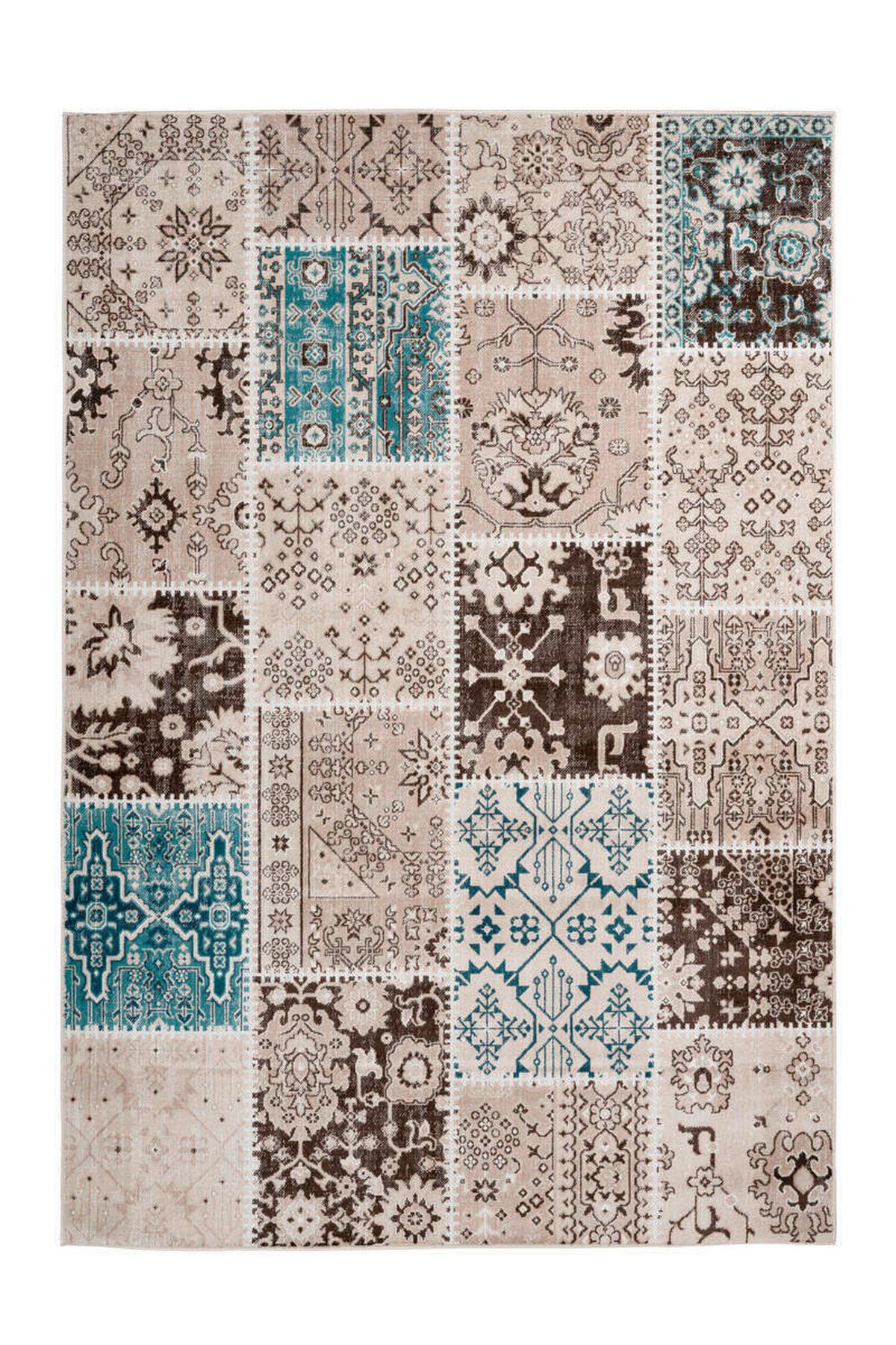 Webteppich Taupe Ariya 160x230 cm - Taupe, Trend, Textil (160/230cm) - Kayoom