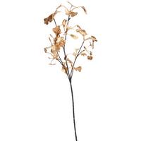 Weihnachtsdeko Zweig Kunststoff H: ca. 66 cm - Goldfarben/Braun, MODERN, Kunststoff (66cm)