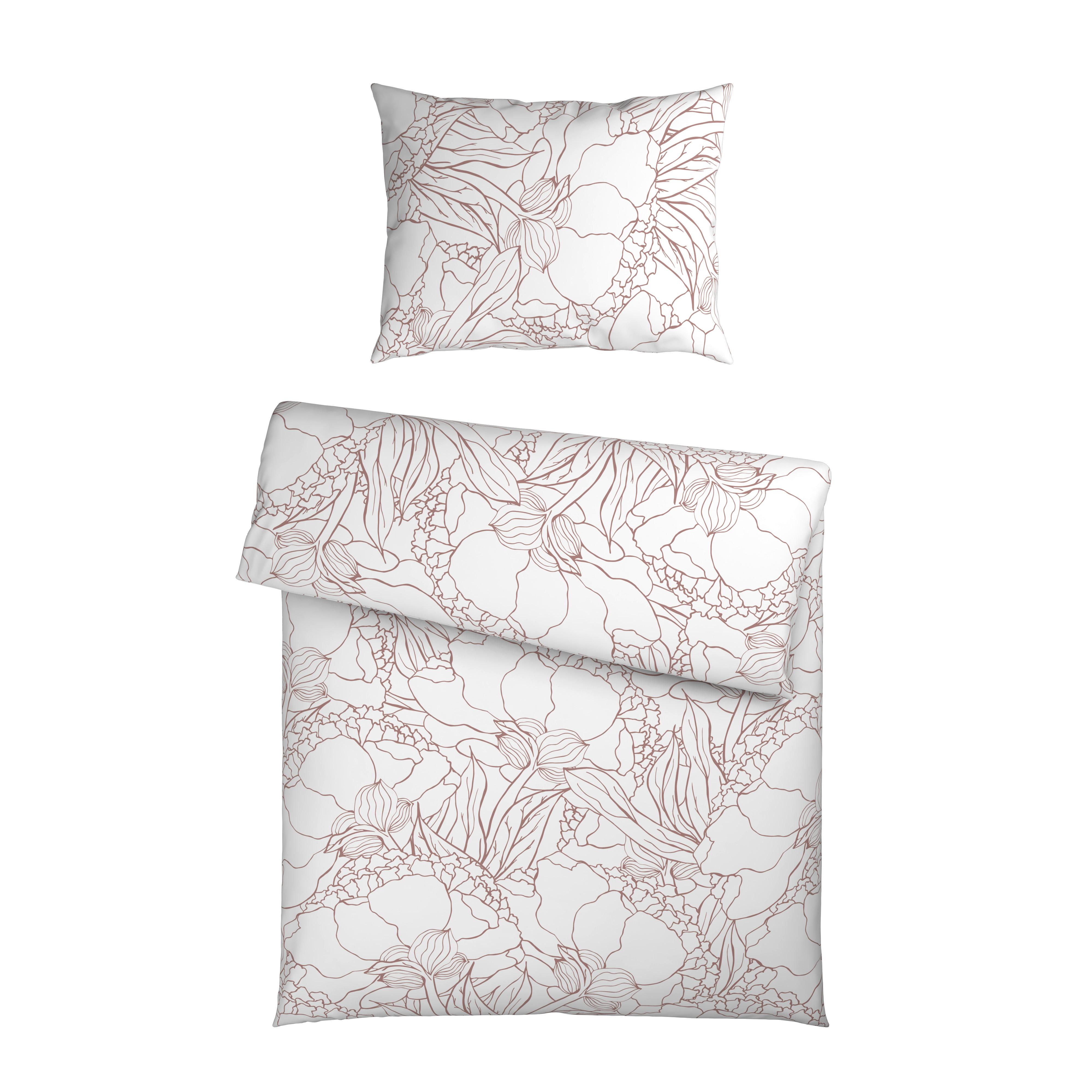 POSTEĽNÁ BIELIZEŇ EMMA - staroružová, textil (140/200cm) - Mömax