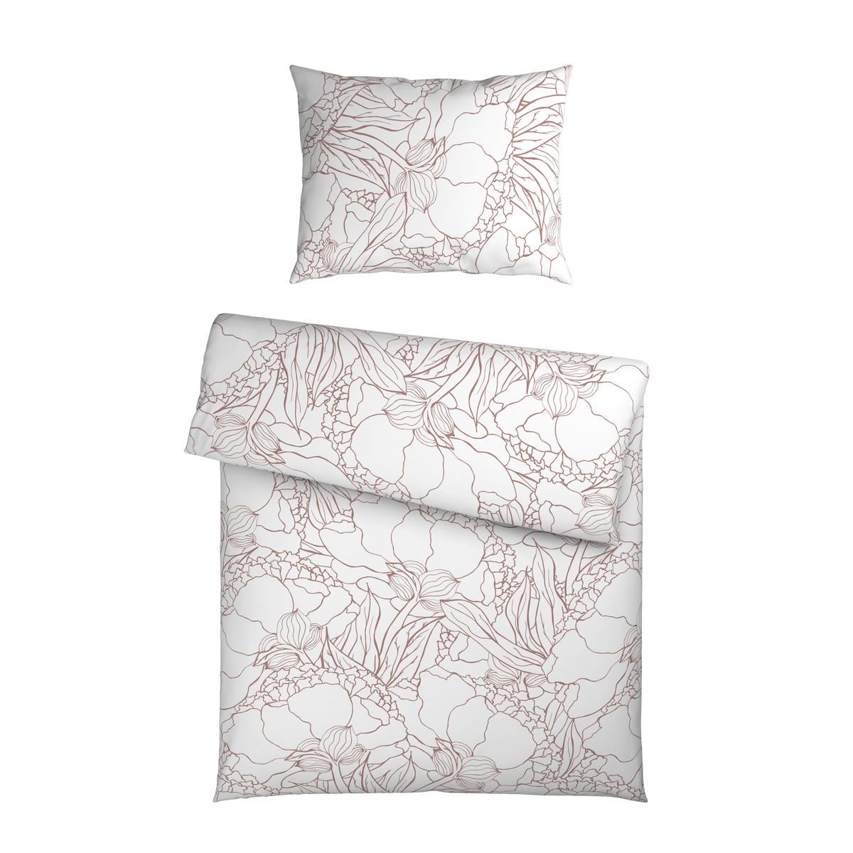 POSTEĽNÁ BIELIZEŇ EMMA - staroružová, textil (140/200cm) - Mömax